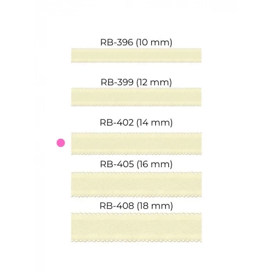 Dámske ramienka smotanové RB 402 14 mm - Julimex