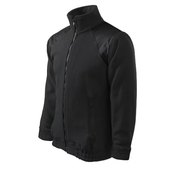 Fleecová bunda Hi-Q fleece unisex sivá - Rimeck