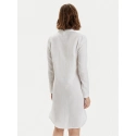 Dámska nočná košeľa 000QS7141E 100 biela - Calvin Klein