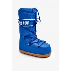 Dámske vysoké topánky do snehu modré - Venila