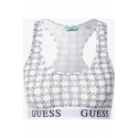Športová bralette podprsenka - O1GC04JR06B - FF91 - Čierno/biela - Guess