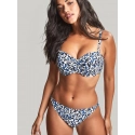 Spodný diel plaviek Serengeti Classic Brief blue animal SW1659 - Panache