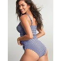 Vrchný diel plaviek Tankini navy gingham SW1741 - Panache