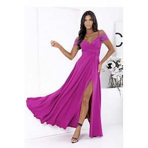 Dlouhé šaty 224691 fuchsie - With You