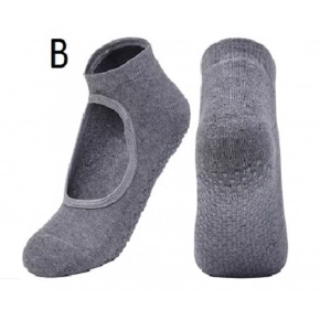 ŠPORT Hladké ponožky na jogu šedej - SPORTS socks