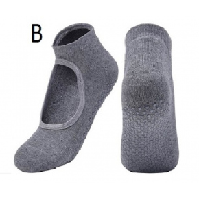 ŠPORT Hladké ponožky na jogu šedej - SPORTS socks