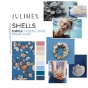 Nohavičky Shells Simple Maxi modro-biele - Julimex