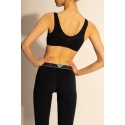 Nevystužená braletka 164403 1P227 00020 čierna - Emporio Armani