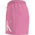 Pánske plavky SHORT DRAWSTRING KM0KM00967 TFZ ružové - Calvin Klein