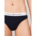 Dámske tangá THONG UW0UW03835 DW5 tm. modré - Tommy Hilfiger