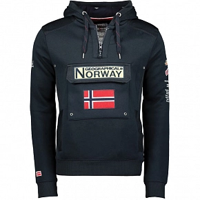 Pánska mikina Gymclass Db 054 M WW2489H/GN tm. modrá - Geographical Norway