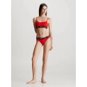 Dámska plavková podprsenka KW0KW02425 XNE červená - Calvin Klein