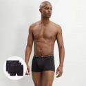 Pánske boxerky 3 ks COTTON STRETCH čierne - DIM