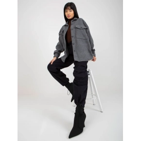 Dámska kabátová košeľa DN KS 4005.99P Tmavosivá - FPrice Dámska kabátová košeľa DN KS 4005.99P Tmavosivá - FPrice