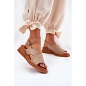 Dámske sandále ASA266-9 Quilara hnedé - Jezzi