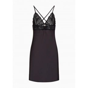 Dámska nočná košieľka 164716 3F206 00020 čierna - Emporio Armani