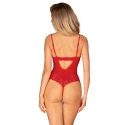 Ohromujúce body otvorené Ingridia crotchless teddy - Obsessive