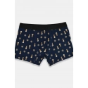 Pánske boxerky PREMIUM BB006-04 Čierna so žltou - Noviti