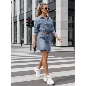 Sukienka damska mini one size JINELLA z paskiem niebieska FashionStreet EY2569 Sukienka damska mini one size JINELLA z paskiem niebieska FashionStreet EY2569