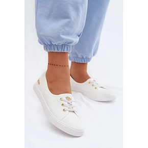 Dámske tenisky LCW-26-02-4043 bielo-zlaté - Lee Cooper