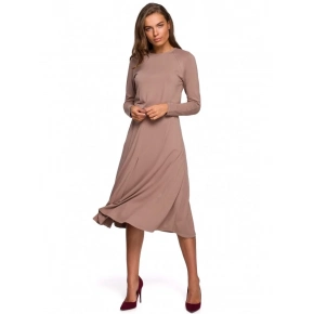 Dámske šaty S234 Cappuccino - Stylove
