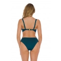 Dámske dvojdielne plavky Honolulu 2 S940V1HN2 tm. zelené - Self