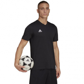 Pánske tričko Entrada 22 M HC0448 Čierna logo - Adidas