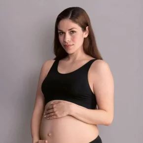 Dámsky tehotenský top Seamless 5100 Čierna 001 - Anita