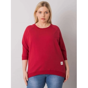 Bavlnená plus size mikina 6872 - FPrice