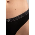 Dámske nohavičky 2PACK 163334 3F223 00020 čierne - Emporio Armani