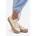 Čipkové tenisky LCW-26-31-4328 béžové - Lee Cooper