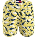 Pánske plavky UM0UM03275 0LJ žlté s potlačou - Tommy Hilfiger