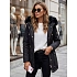 Kurtka zimowa damska parka GODDESS czarna FashionStreet TY3867