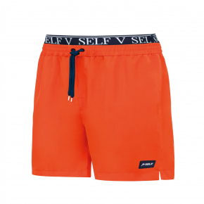 Pánske plavky SM25-26 Summer Shorts neónovo oranžové - Self