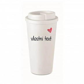 Vlastní text na cestovní termohrnek Vlastní text na cestovní termohrnek