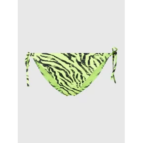 Dámske plavkové nohavičky KW0KW02336 OIC neónovo žlté s potlačou - Calvin Klein