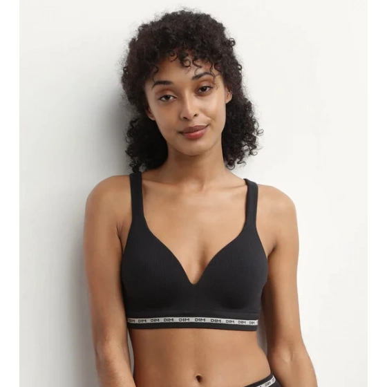 Dámska podprsenka D0DCP ICONS PADDED SEAMLESS BRA Čierna - DIM