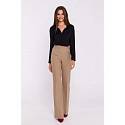 Nohavice Bootcut S371 svetlo hnedé - Stylove