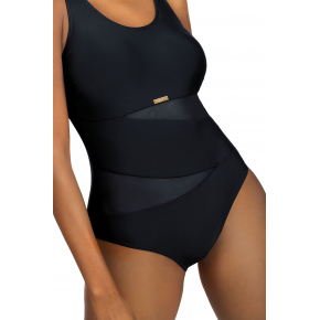 Jednodielne dámske plavky S36W Fashion Sport čierne - Self