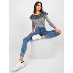 Dámske džínsové nohavice NM SP L12.14X Svetlo jeans modrá - FPrice