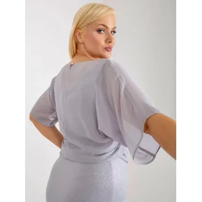 Dámske šaty 5822.71 sivé - FPrice