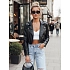 Ramoneska damska skórzana czarna FashionStreet TY5370