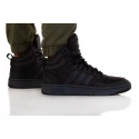 Pánske športové členkové topánky Hoops 3.0 Mid Wtr GW6421 Čierna - Adidas