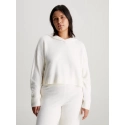 Dámska mikina 000QS7000E 101 ecru - Calvin Klein