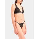 Dámske tangá 163826 4R206 00020 čierne - Emporio Armani