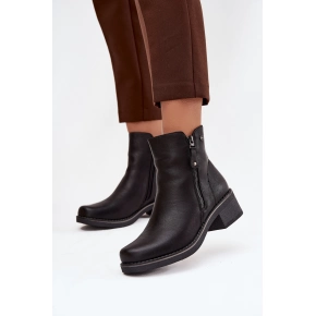 Dámske členkové topánky 24BT02-7992 čierne - Unisoft