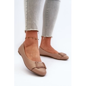 Dámske baleríny 9988-69 telové - Sweet shoes