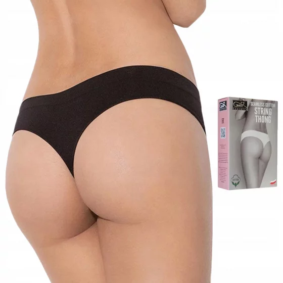 Dámske tangá SEAMLESS COTTON STRING THONG - Gatta