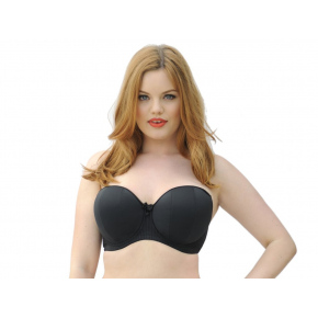 Podprsenka s kosticou Luxe Strapless CK2601-1 čierna - Curvy Kate