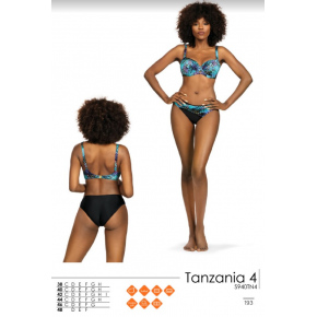 Dámske dvojdielne plavky S940TN4 1 Tanzania4 čierne/mix - Self